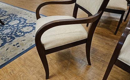Set of 6 Espresso Dining Chairs