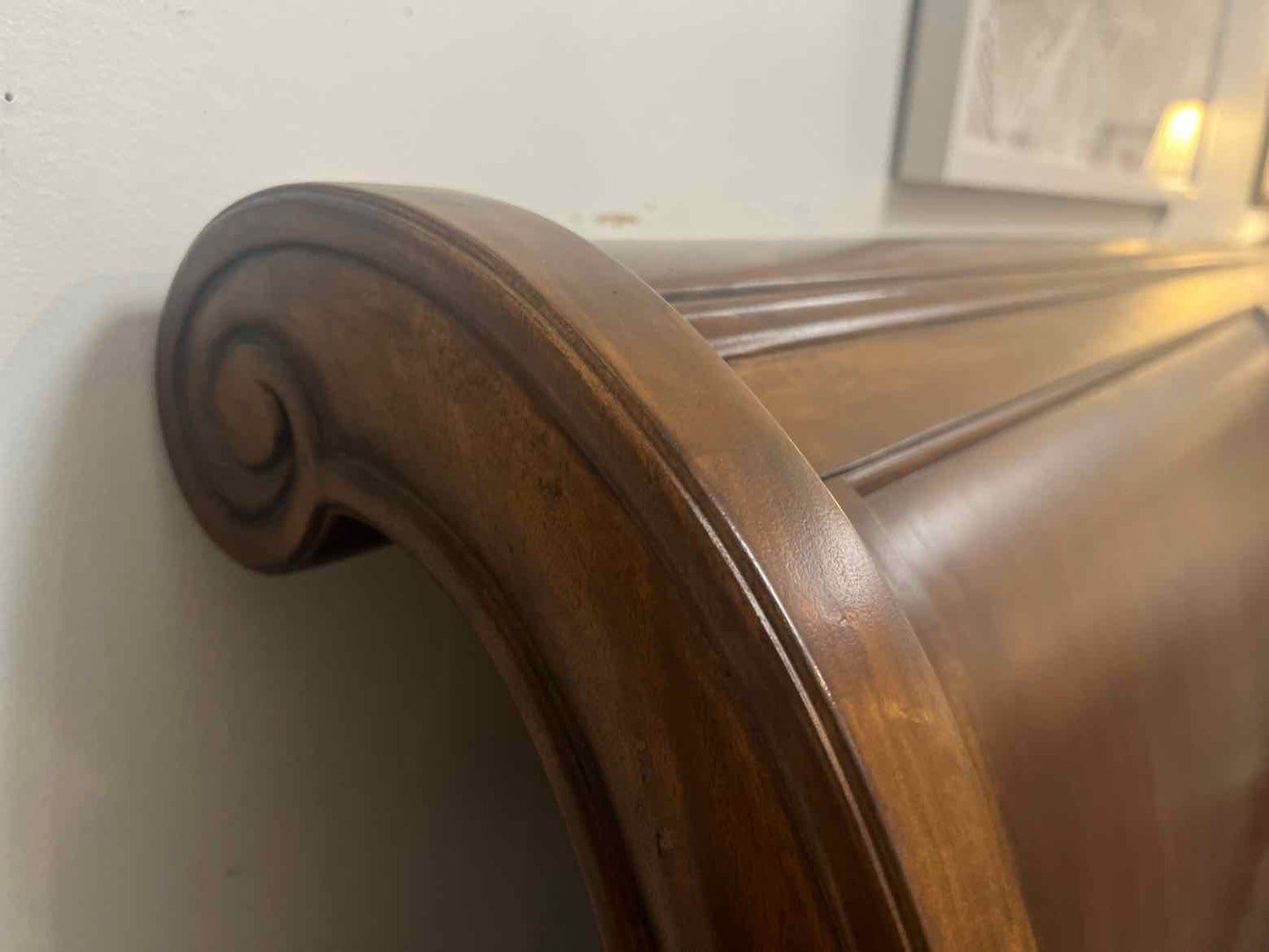 Ethan Allen Walnut King Bed