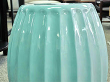 Plastic Garden Stool in Seafoam