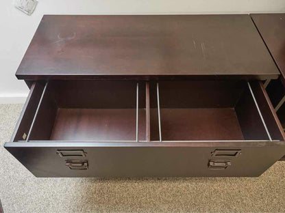 Pottery Barn 'Bedford' 2 Drawer File Cabinet in Espresso Finish
