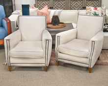 Pair of Restoration Hardware 'Marcel' Club Chairs