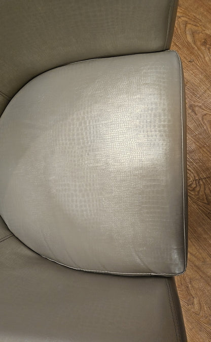 Pair Of Champagne Swivel Chairs
