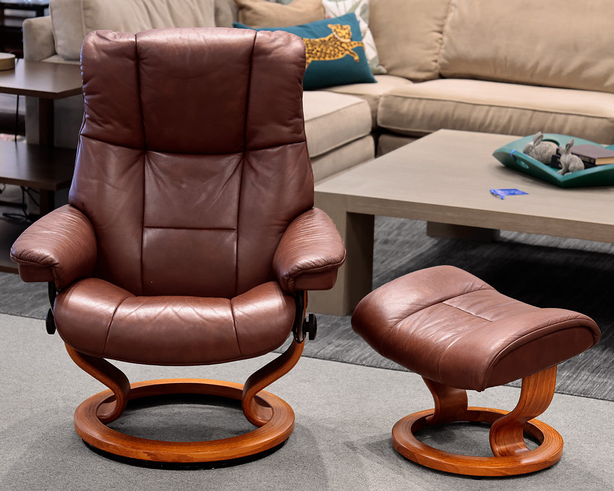 Ekornes Stressless Chair and Ottoman