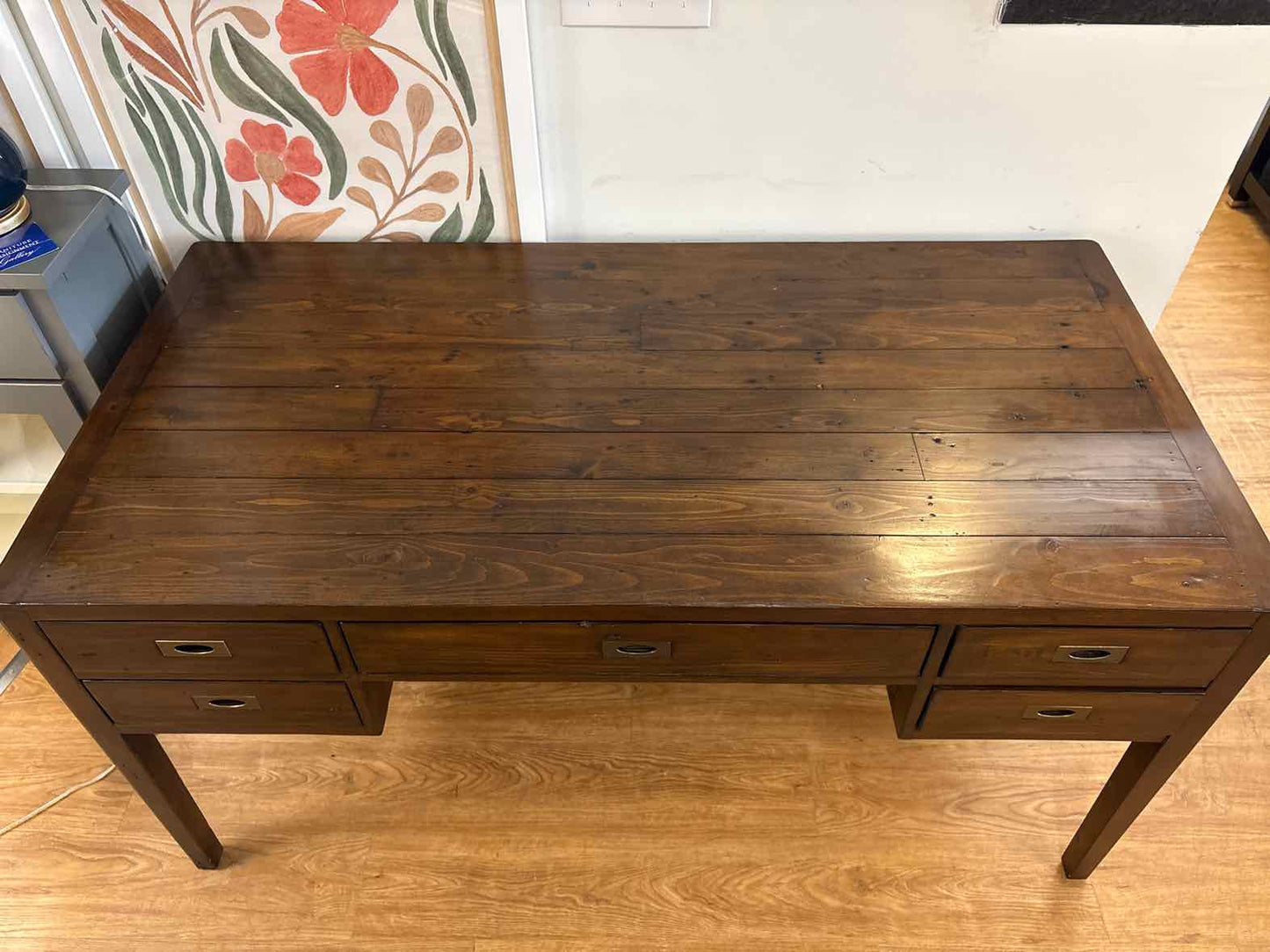 Crate & Barrel 'Morris' 5-Drawer Desk
