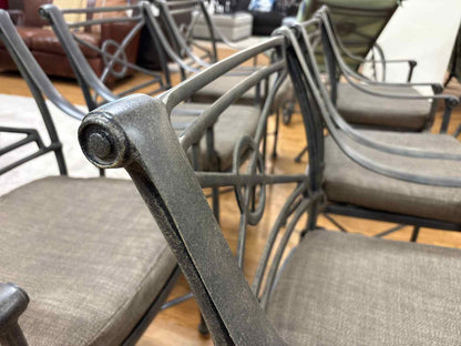 Woodard 'Delphi' Outdoor Dining Set w/ 6 Chairs