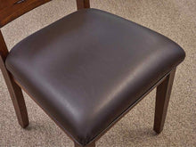 Dark Stain Slatback Dining Chair
