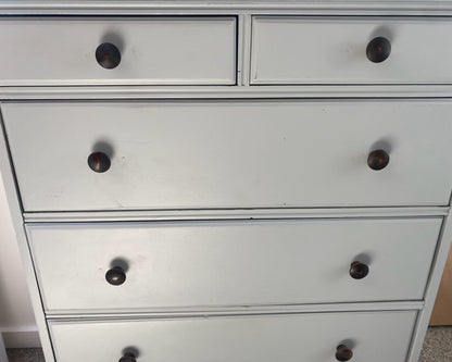 Six Drawer Chest in 'Arctic' Blue