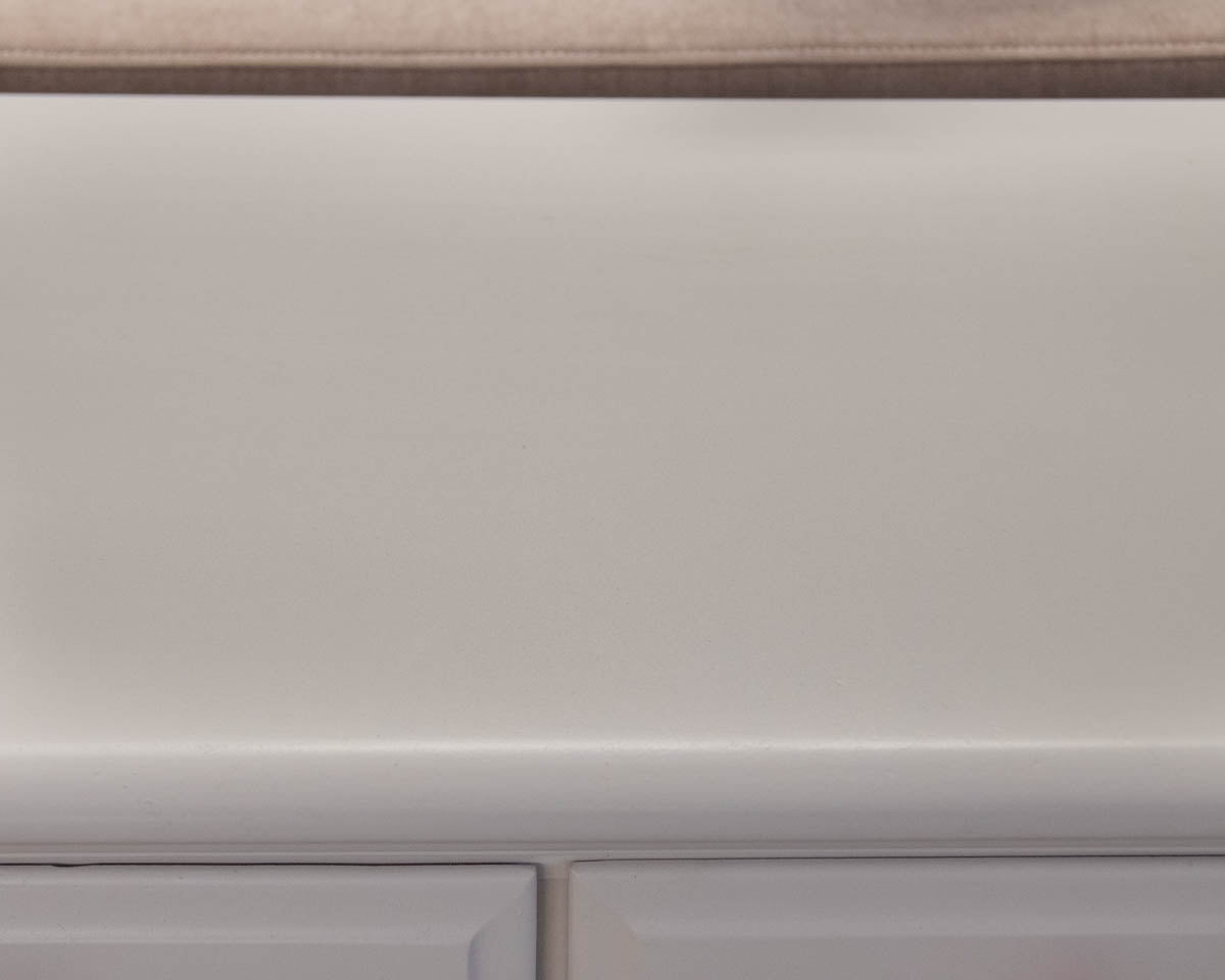 Lloyd's Double Dresser in White with Natural Wood Finish Pulls