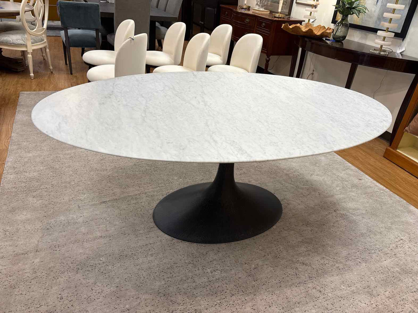 RH 'Aero' Marble Top Dining Table