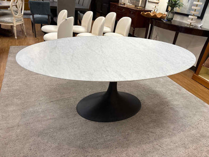 RH 'Aero' Marble Top Dining Table