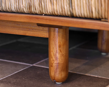 Rattan Four Door Console