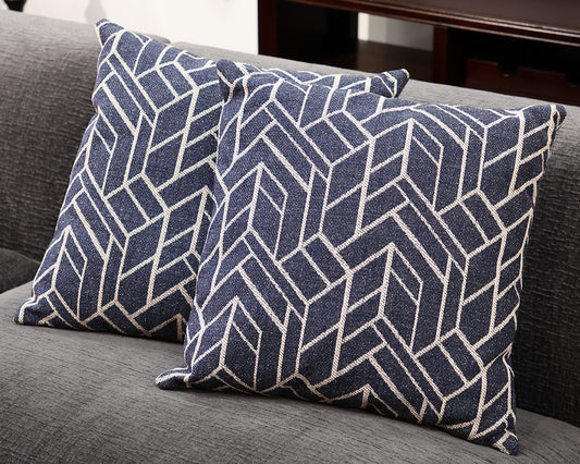 Pair of Geometric Pillows