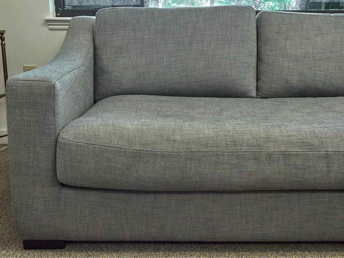 Restoration Hardware 'Belgian' Slope Arm Sofa in Graphite Grey