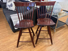 Pair of Canadel Swivel Counter Stools