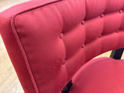 MG+BW MCM-Style Deep Red Accent Chair