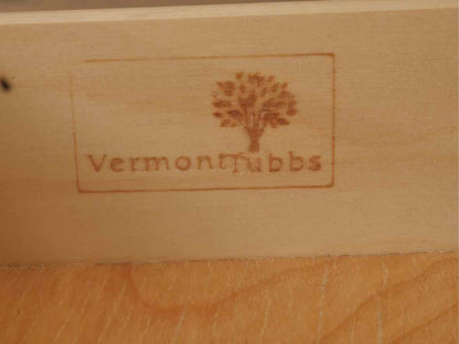 Pair Of Vermont Tubbs  White Finish 2 Drawer & Shelf  Nightstands