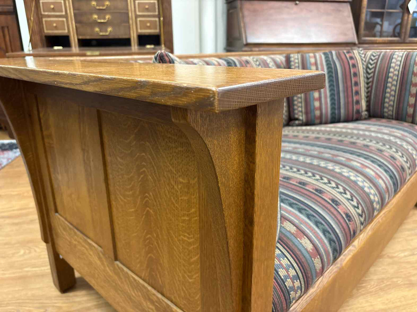 Stickley 'Prairie' Loveseat in Oak