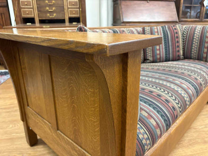 Stickley 'Prairie' Loveseat in Oak
