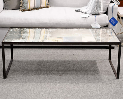 Antique Mirrored Cocktail Table