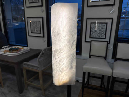 Radilum 'Years' Alabaster LED Floor Lamp
