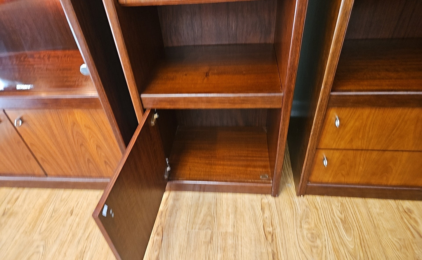 Redwood & Glass Cabinet