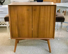 West Elm Mid Century Modern  Entry Cabinet In Acorn Finish