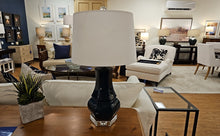 Porcelain Deep Blue Lucille Lamp