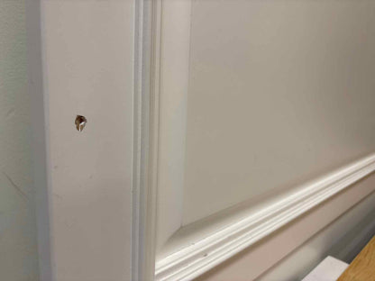 Full Storage Bed in White