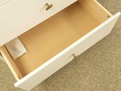 White Four Drawer Chest