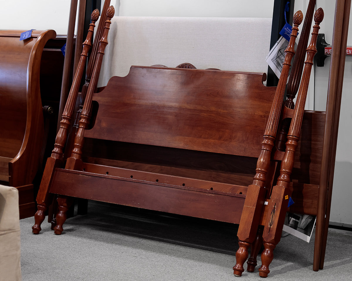 Queen Four Poster Pinapple Bed Frame