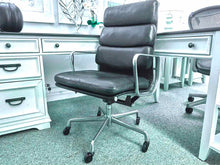 Herman Miller 'Eames Soft Pad' Black Leather Office Chair