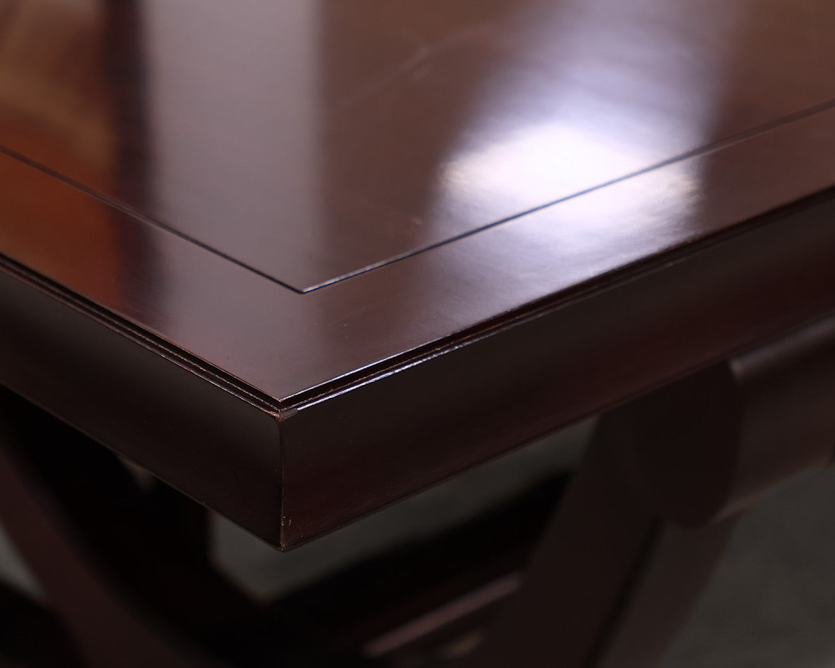 Barbara Barry Dining Table With 8 Dining Chairs