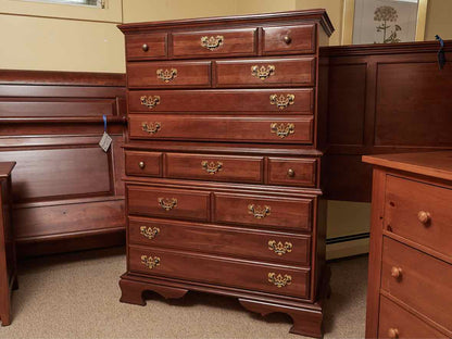 Crawford Furniture Cherry 6 Drawer Chest With Bass Handles