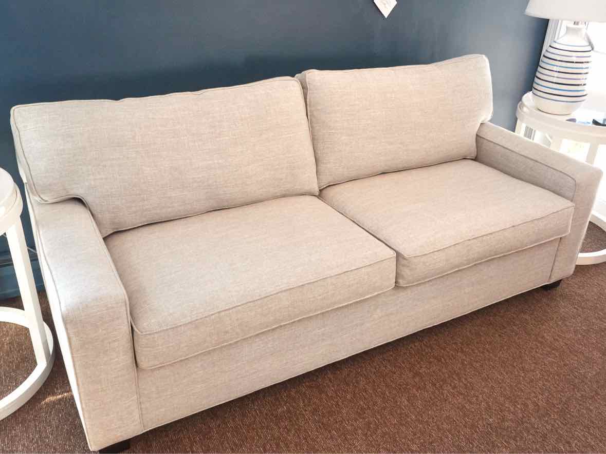 Mitchell Gold + Bob Williams  Gold Alex Queen Sleeper In "Dove Grey" Wool Blend