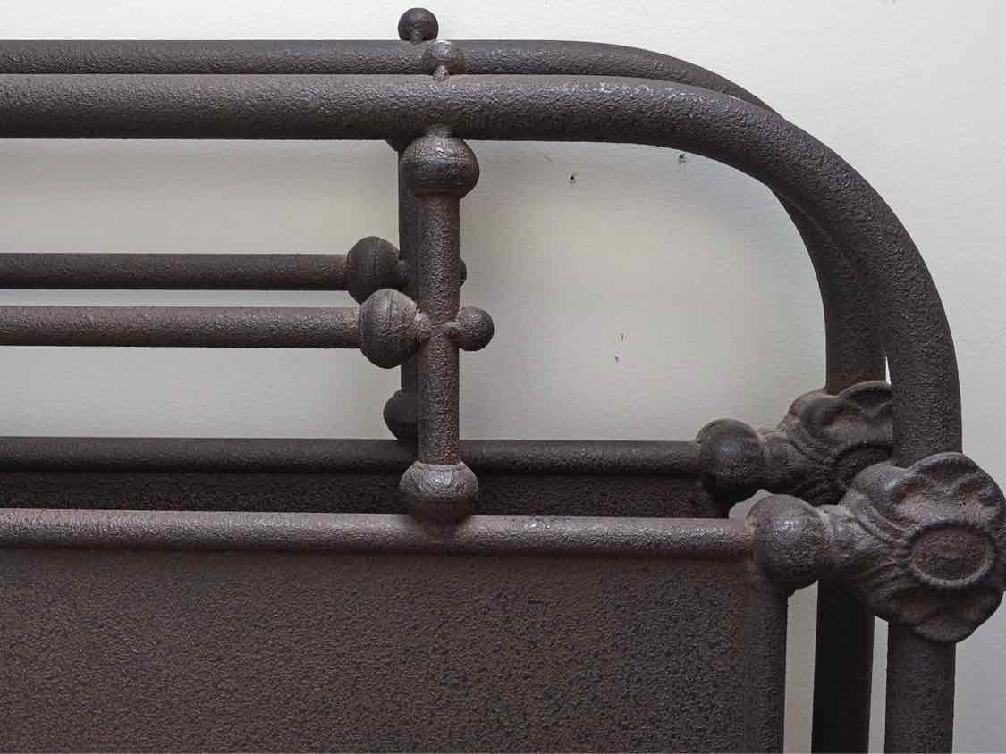 Pair of RH Twin 'French Academie' Iron Twin Beds