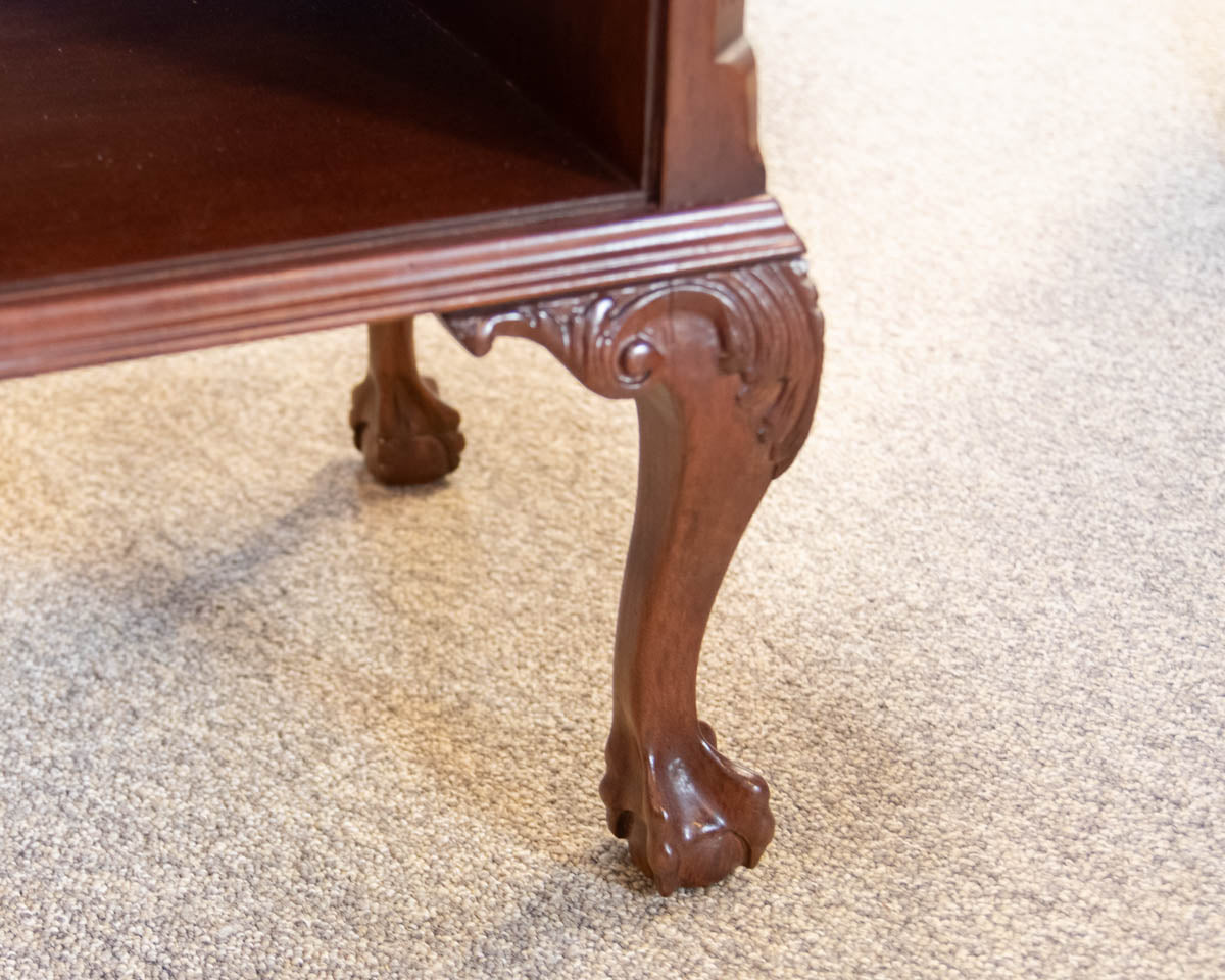 Mahogany 1 Drawer Nightstand & Open storage