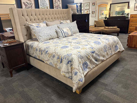 Fixtur-World Inc. 'Rockwell' Upholstered King Bed