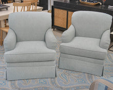 Pair of Kravet English Roll Arm Chairs