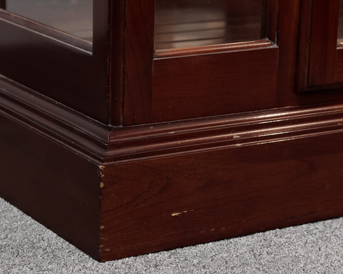 Ethan Allen Mahogany Curio Cabinet