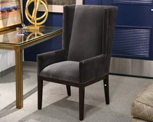 Restoration Hardware Wing Chair in Charcoal Velvet