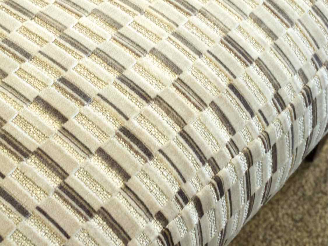 Lee Jofa Contemporary Lounge Chair in Check Upholstery