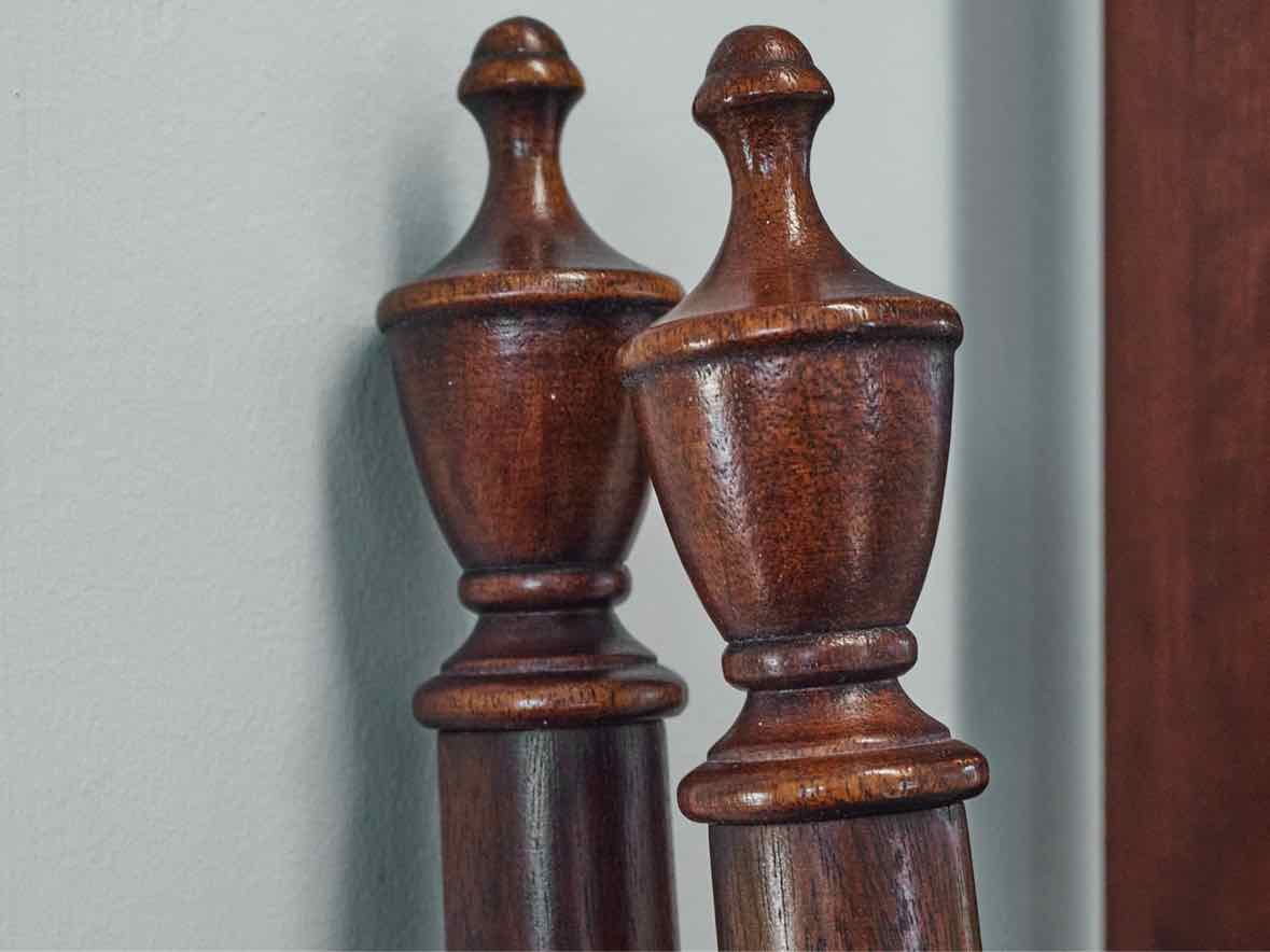 Queen Cherry High Poster Bed