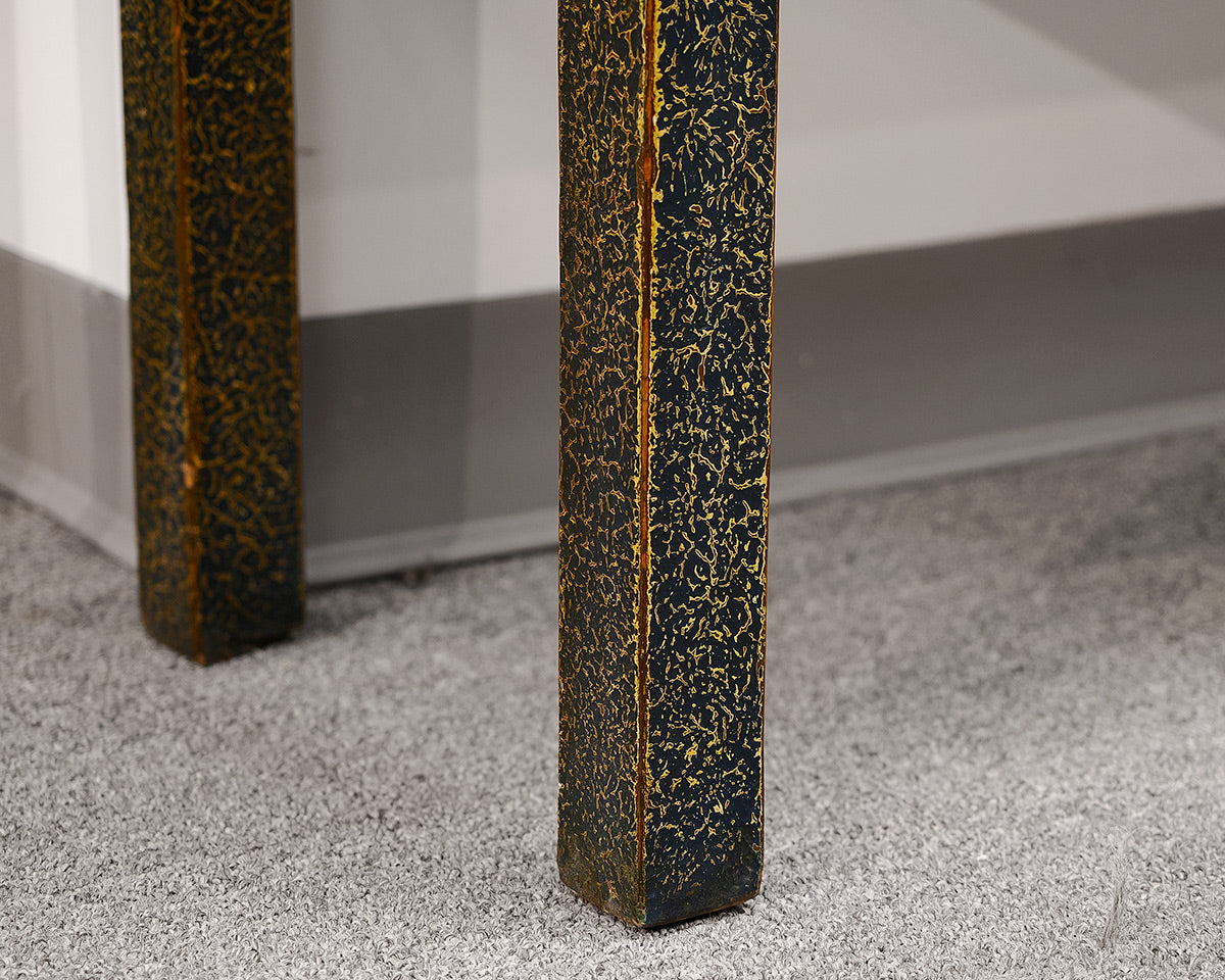 Green Weathered Windowpane Bookcase