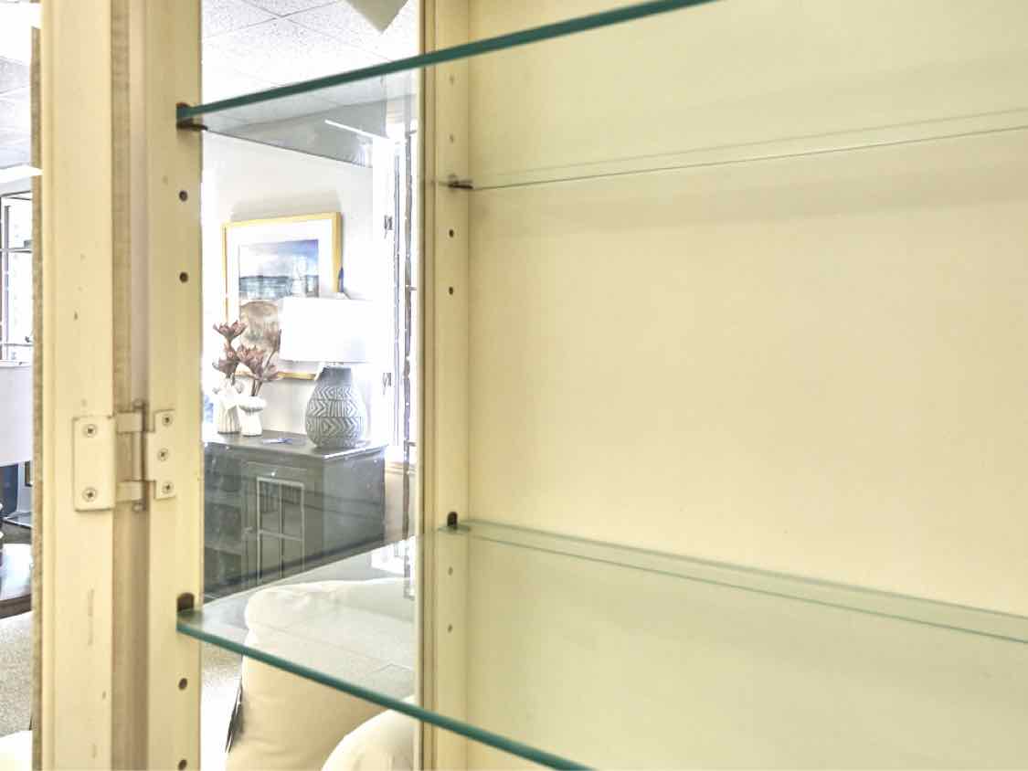 Ethan Allen 'Swedish Home' Cream Four Door Display Cabinet