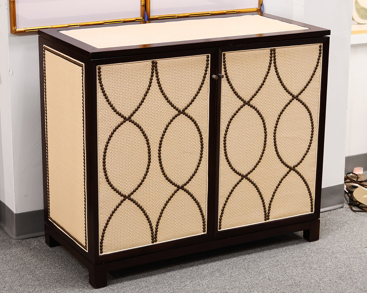 Basket Weave Display Cabinet