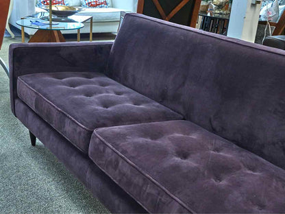 Room & Board 'Reese' Sofa in Eggplant