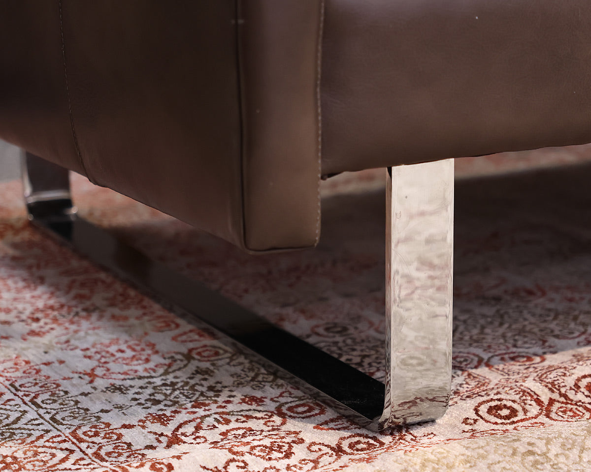 Hancock and Moore 3-Cushion Leather Sofa