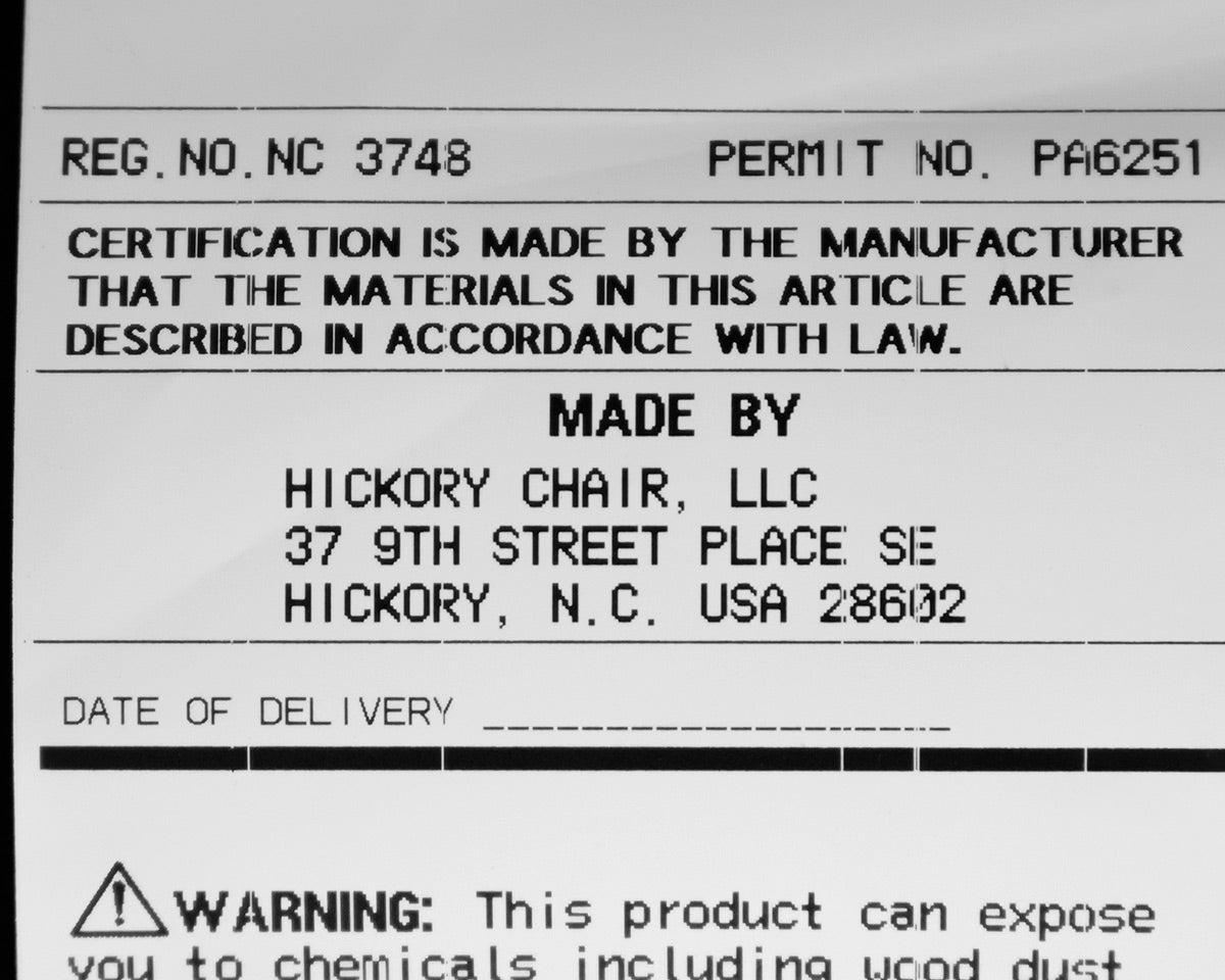 Hickory Chair "Tate" Arm Chair