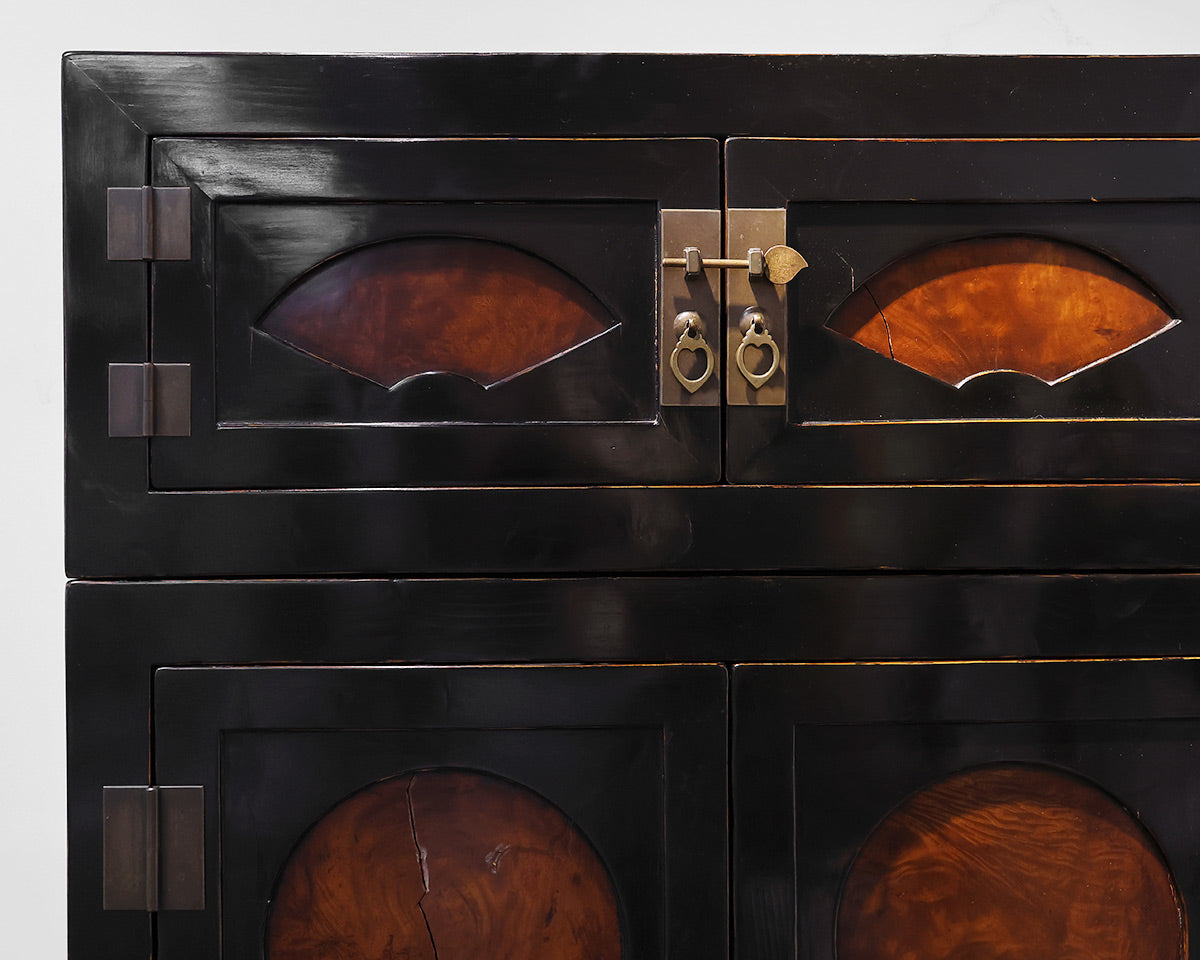 Two-Piece Asian Inspired Cabinet