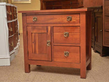 Kincaid Cherry 3 Drawer 1 Door Mission Style  Nightstand